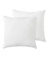 Levtex Muslin Stitch 2-pc. Sham Set, European In White