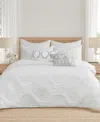 Levtex Muslin Stitch Stitching 2-pc. Quilt Set, Twin/twin Xl In White