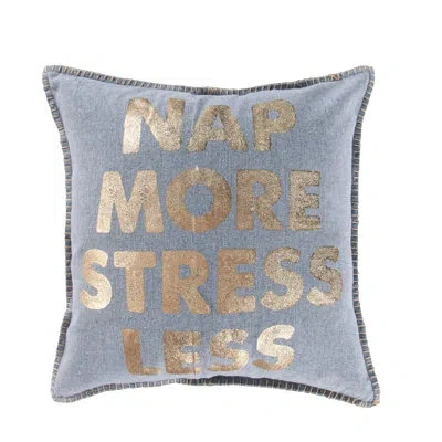 Levtex Home Nap More Stress Less Pillow In Tan