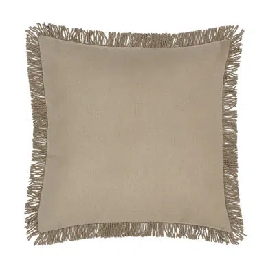 Levtex Home Nina Hessian Tassel Euro Sham In Tan
