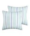 Levtex Ocean Meadow 2-pc. Sham Set, European In Teal