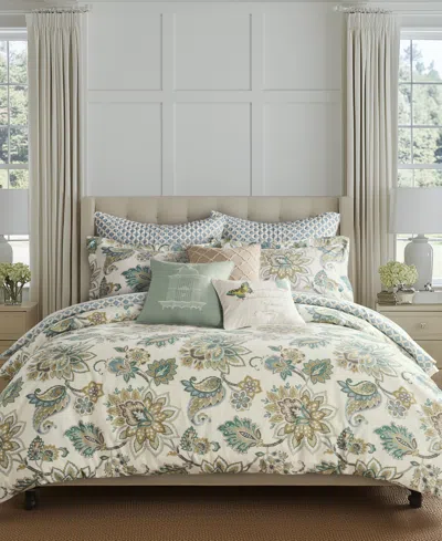 Levtex Home Palladium Reversible 2-pc. Duvet Cover Set, Twin In Green