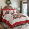 Levtex Home Patchwork Pine King Quilt Set In White