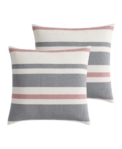Levtex Home Pierre Cotton 2-piece Sham Set, European In Blue