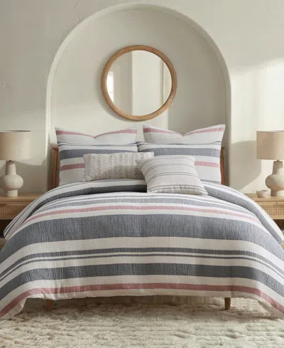 Levtex Home Pierre Textured 2-piece Duvet Cover Set, Twin/twin Xl In Gray