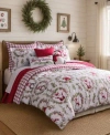 Levtex Home Pine Plaid Reversible Duvet Cover Sets In Red