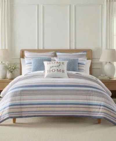 Levtex Home Providence Stripe Reversible Comforter Sets In Blue