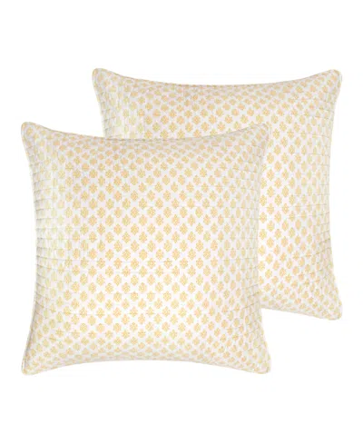 Levtex Radella 2-pc. Sham Set, European In Yellow