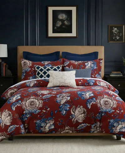 Levtex Home Royce Reversible 3-piece Comforter Set, Full/queen In Red
