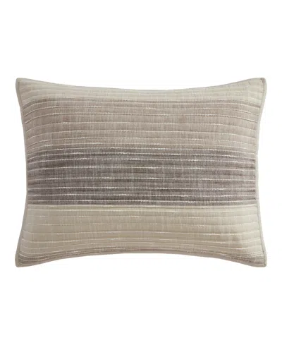 Levtex Home Sand Stripes Pillow Sham, Standard In Brown
