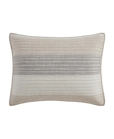 Levtex Home Sand Stripes Pillow Sham, Standard In Brown