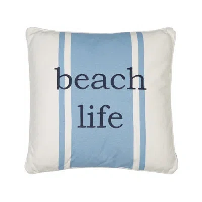 Levtex Home St Bart Stripe Beach Life Pillow In Blue