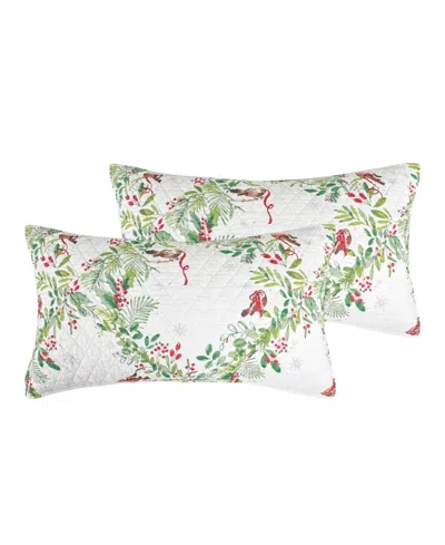 Levtex Home Tinsel Tidings 2-pc. Sham Set, King In Green