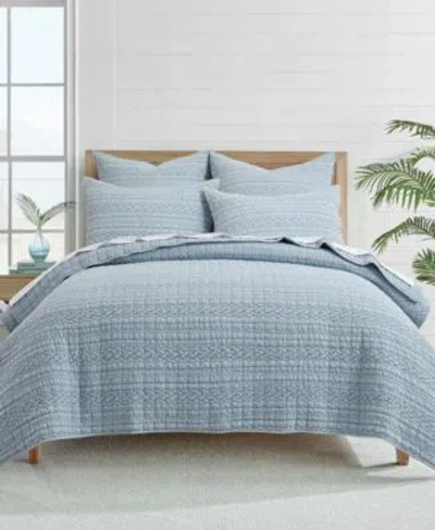 Levtex Home Trintton Textured 3 Pc. Quilt Sets In Blue