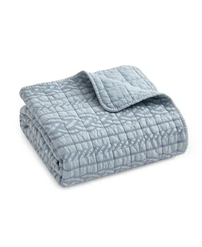 Levtex Home Trintton Textured Quilted Throw, 50" X 60" In Blue