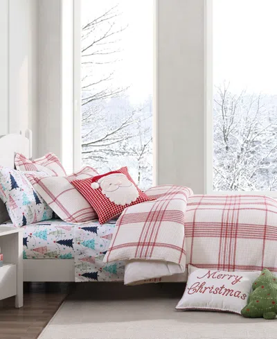 Levtex Home Waffle Plaid 2-pc. Duvet Cover Set, Twin In Red