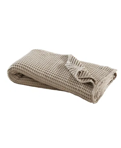 Levtex Home Waffle Textured Blanket, King In Brown