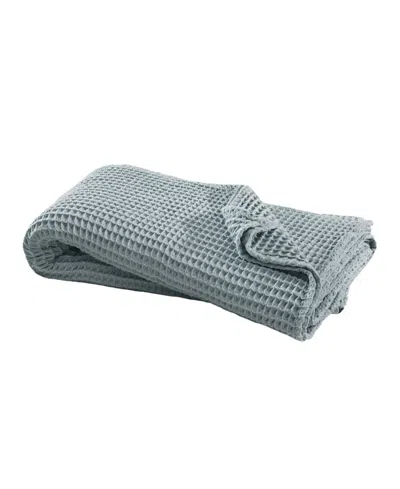 Levtex Home Waffle Textured Blanket, Twin In Blue
