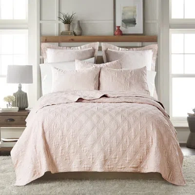 Levtex Home Washed Linen Blush Full/queen Quilt