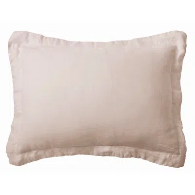 Levtex Home Washed Linen Standard Sham- Blush In 680-blush