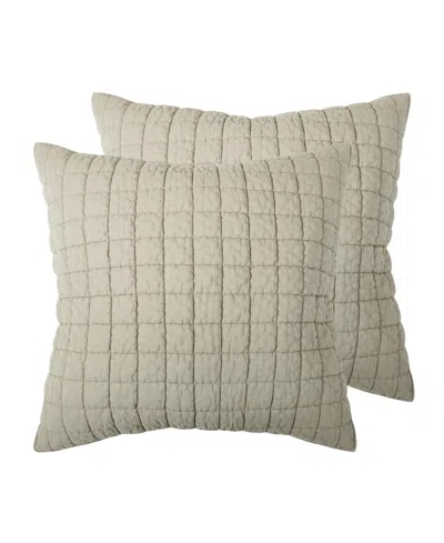 Levtex Home Whisper 2-pc. Sham Set, European In Brown