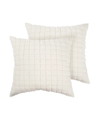 Levtex Home Whisper 2-pc. Sham Set, European In White