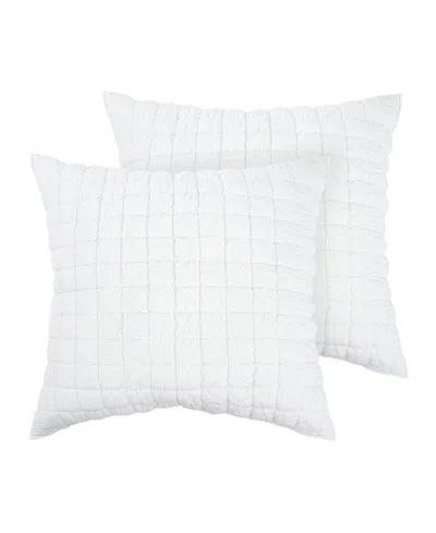 Levtex Home Whisper 2-pc. Sham Set, European In White