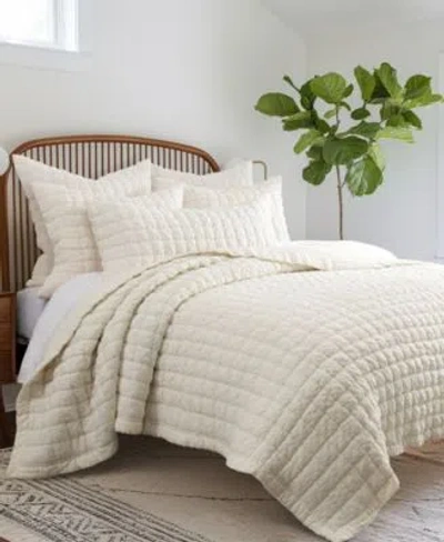 Levtex Home Whisper Textured Quilt Sets In Brown
