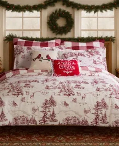 Levtex Home Winter Sleigh Ride Reversible Comforter Sets In Red