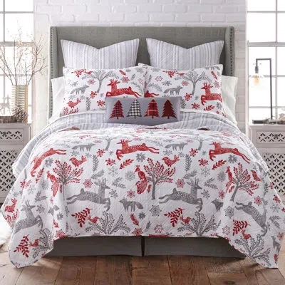 Levtex Home Winterland Full/queen Quilt Set In White