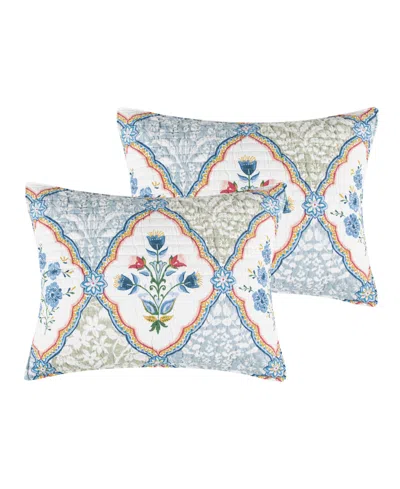 Levtex Home Zoey Quilted 2-pc. Pillow Sham Set, Standard In Multi