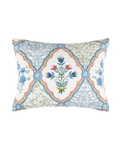 Levtex Home Zoey Quilted Pillow Sham, Standard In Blue