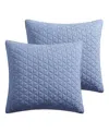 Levtex Homthreads Rowan 2-pc. Sham Set, European In Blue