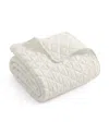 Levtex Homthreads Rowan Reversible Quilted Throw, 50" X 60" In Cream