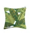 Levtex Hummingbird Grove Crewel Stitch Decorative Pillow, 18" X 18" In Green