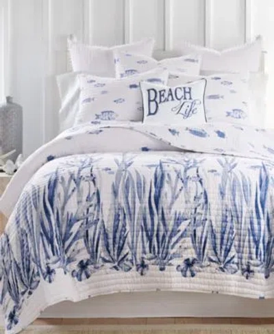 Levtex Home Indigo Tide Reversible Quilt Set Collection In Blue