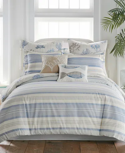 Levtex Ipanema Reversible 3-pc. Comforter Set, Full/queen In Blue