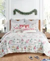 Levtex Joulset Holiday Reversible 3-pc. Quilt Set, King/california King In Red