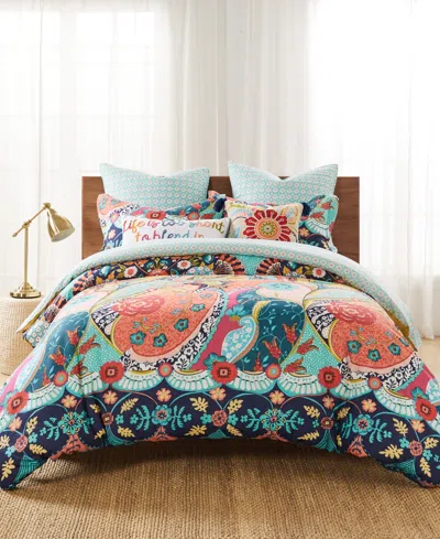 Levtex Jules Reversible 3-pc. Comforter Set, Full/queen In Multicolor