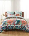 Levtex Jules Reversible 3-pc. Duvet Cover Set, Full/queen In Multicolor