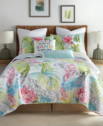Levtex Kalani Tropical Motif Reversible 3-pc. Quilt Set, King/california King In Multi