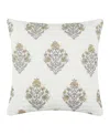 Levtex Kamira Print Quilted Decorative Pillow, 18" X 18" In Yellow