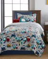 Levtex Kids Mod Trucks Reversible 2-pc. Quilts Set, Twin/twin Xl In Multicolor