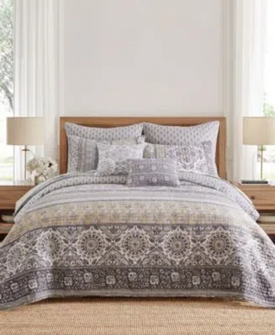 Levtex Lirelle Reversible 3 Pc. Quilt Sets In Gray