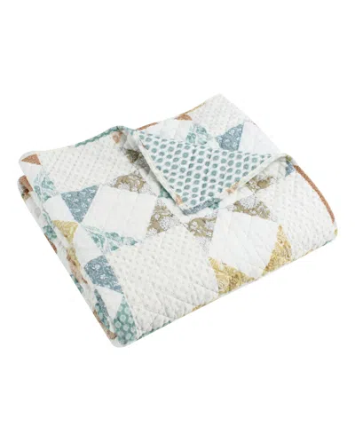 Levtex Lottie Reversible Quilted Throw, 50" X 60" In Multi Color