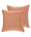 Levtex Mackenzie 2-pc. Sham Set, European In Orange