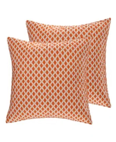 Levtex Mackenzie 2-pc. Sham Set, European In Orange
