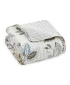 Levtex Maileen Reversible Quilted Throw, 50" X 60" In White
