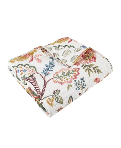 Levtex Maileen Reversible Quilted Throw, 50" X 60" In Pink