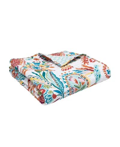 Levtex Maravilla Reversible Quilted Throw, 50" X 60" In Multi Color